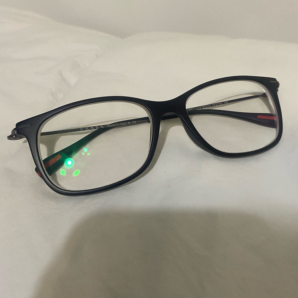 Prada Sport Matte Black Eyeglasses Frames